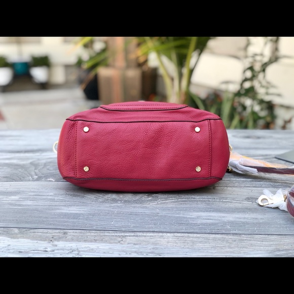 Tory Burch Amanda Mini Satchel in Auburn NWT - Picture 10 of 13